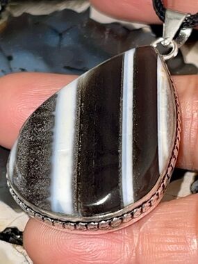 Beautiful Owyhee Opal Pendant 2 1/4”